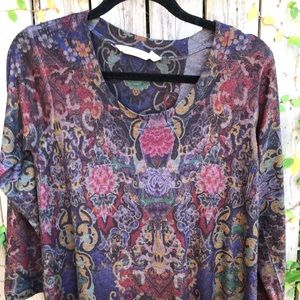 Soft Surrounding light weight tunic top.